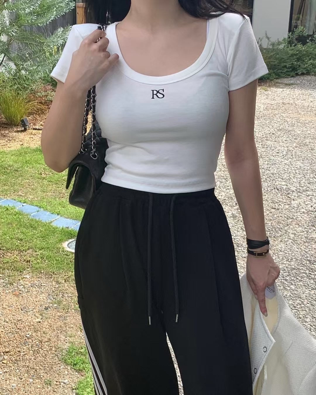 MS50853 Basic U neck top