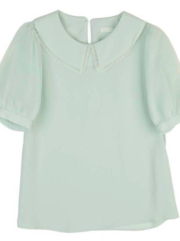 MS50862 Cloudy lace blouse