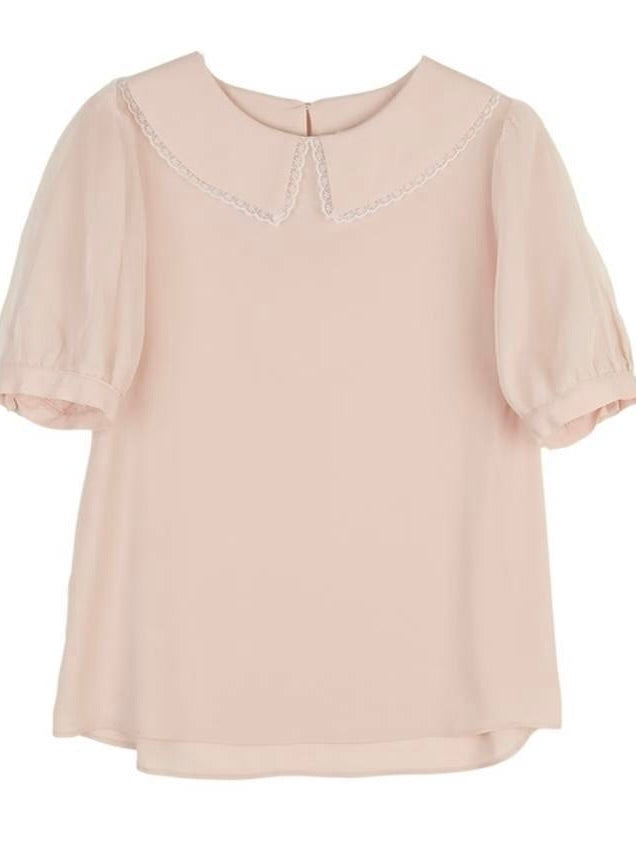 MS50862 Cloudy lace blouse
