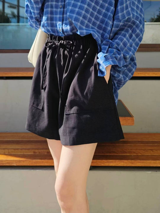 MS50902 Autumn pockets shorts