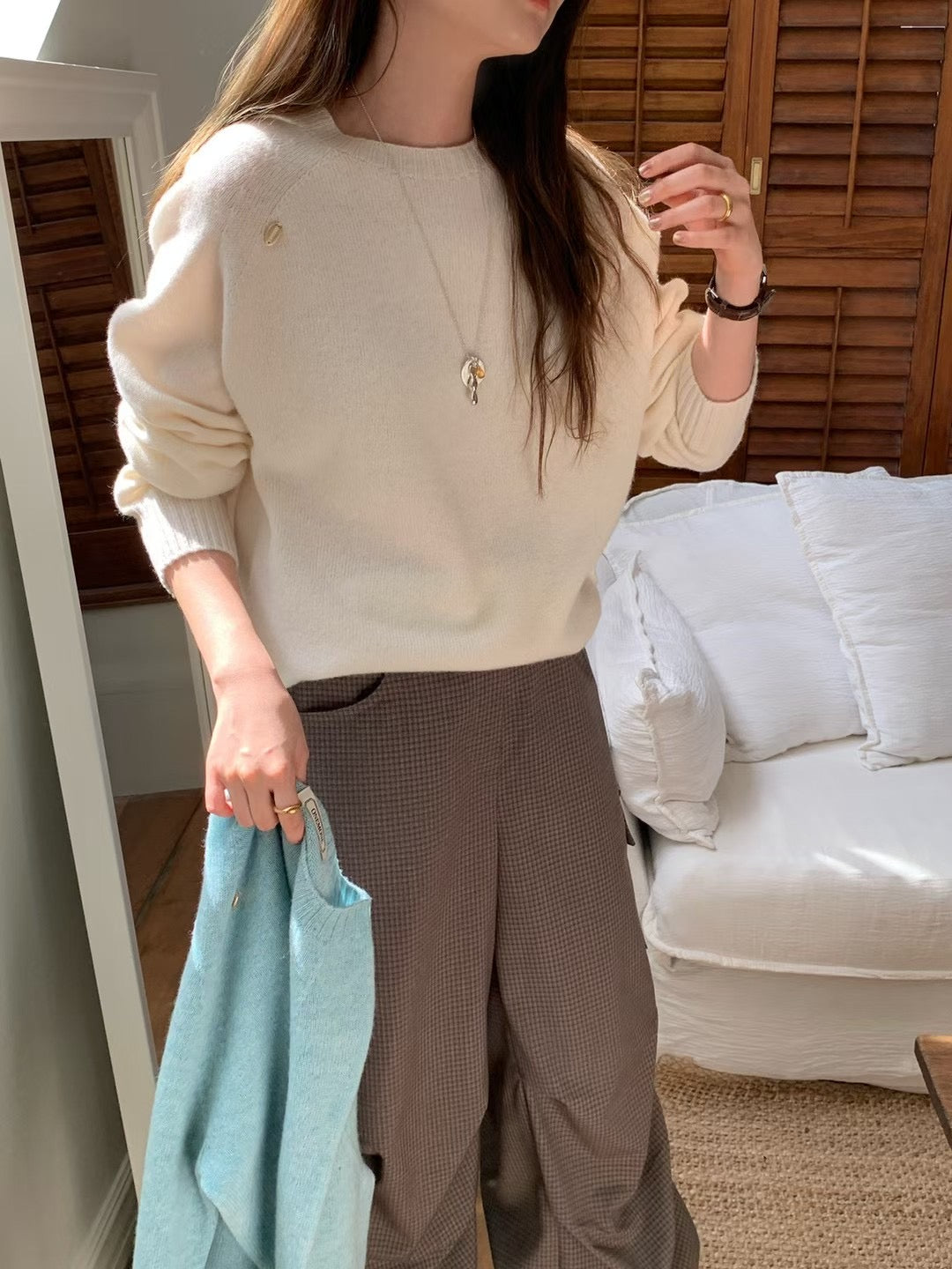 MS50918 Frost wool knit
