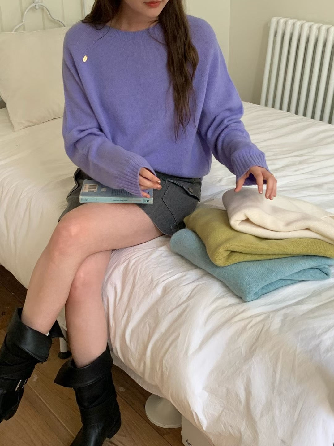 MS50918 Frost wool knit