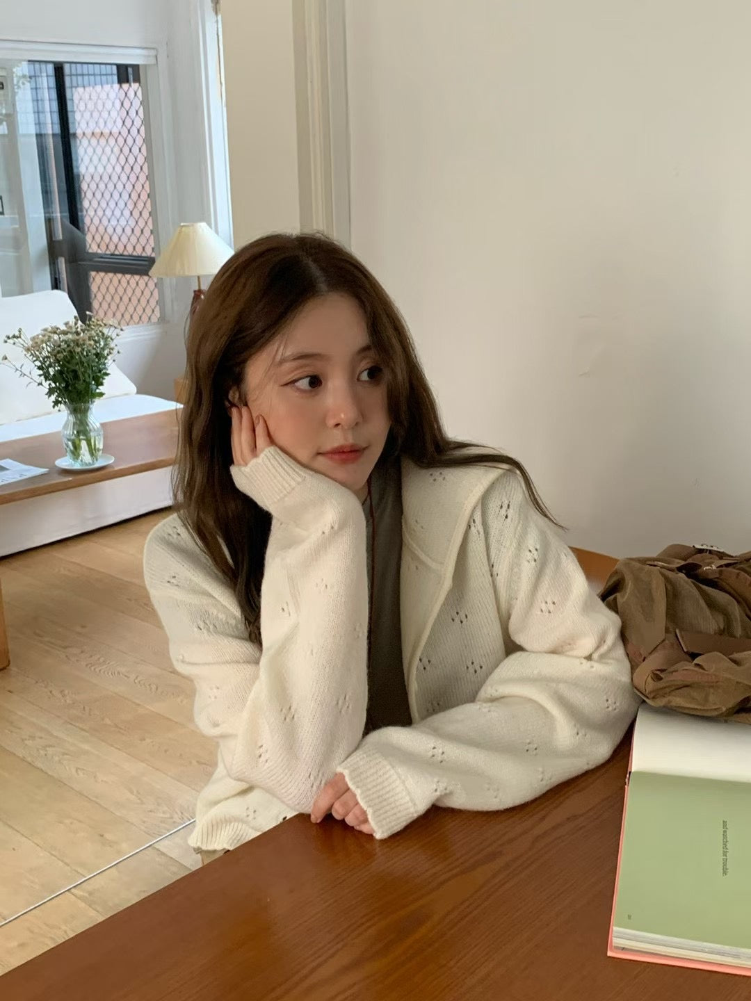 MS50916 Jennie floral hoodie outer