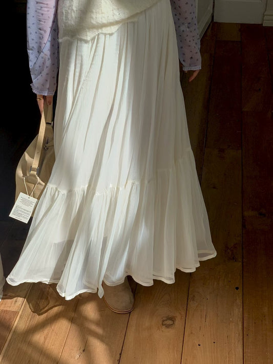 MS50913 Gladys chiffon maxi skirt