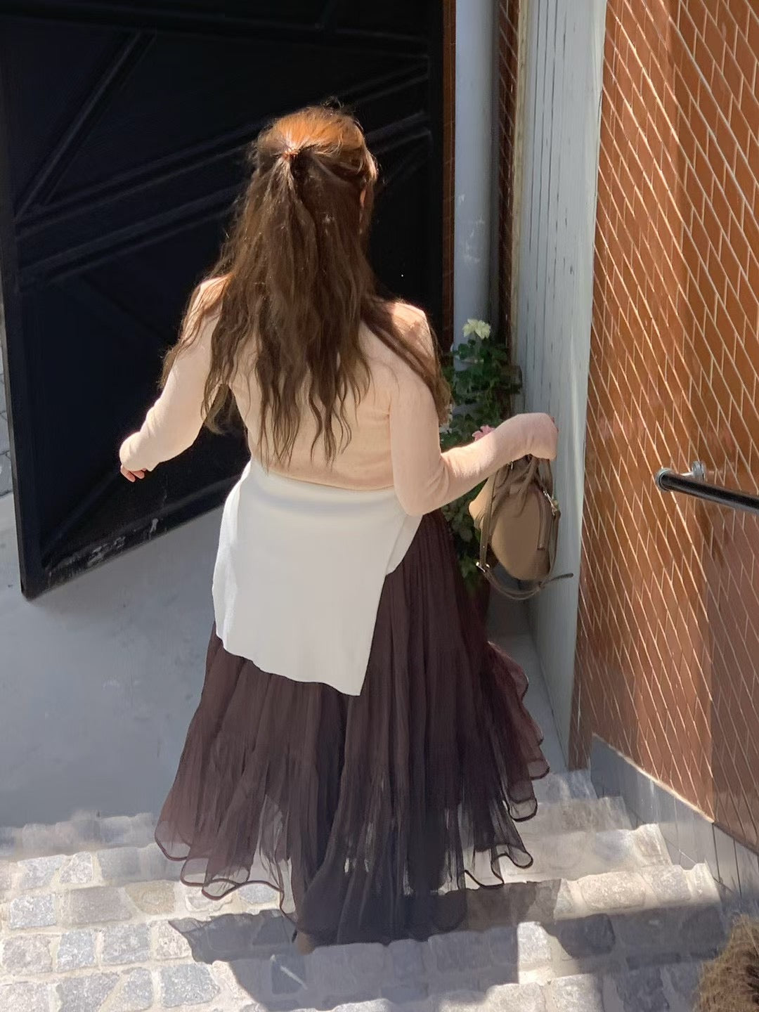 MS50913 Gladys chiffon maxi skirt