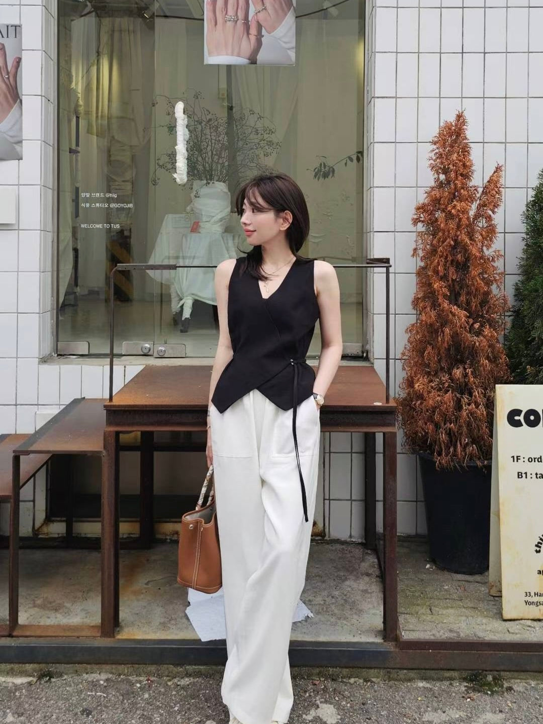 MS50919 Classic Autumn straight pants