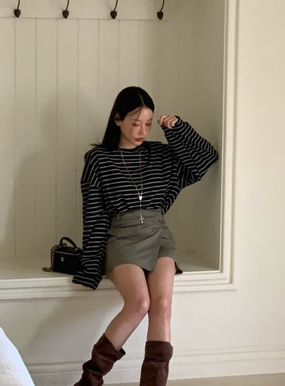 MS50932 Ivy high waist shorts