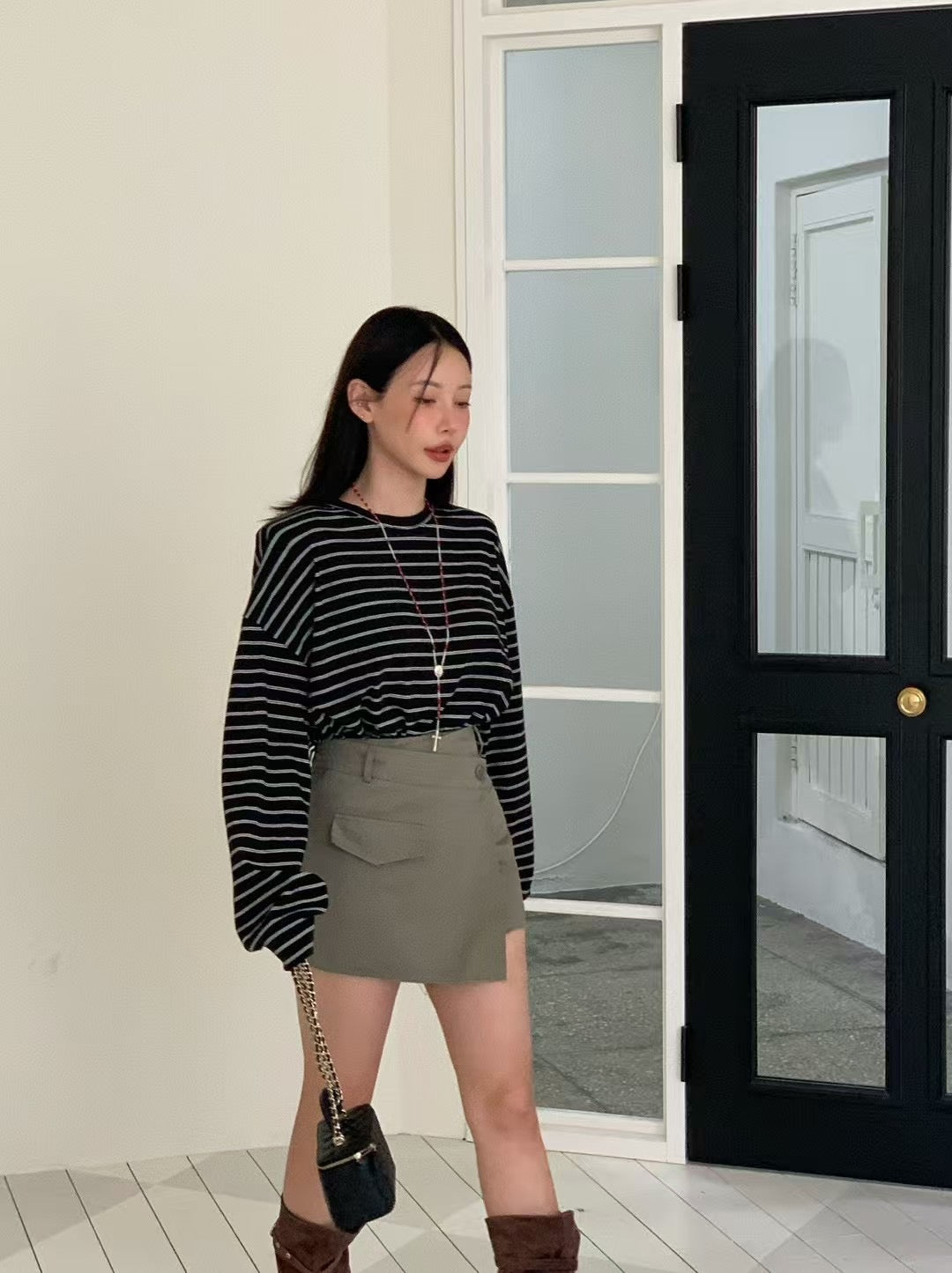 MS50932 Ivy high waist shorts
