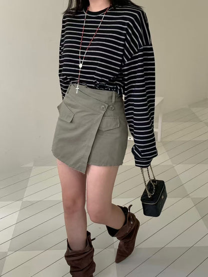 MS50932 Ivy high waist shorts