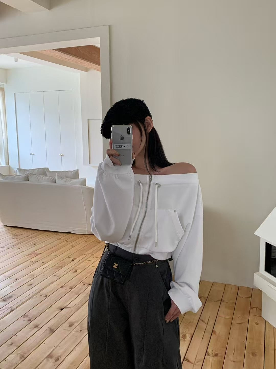 MS50931 Vintage off shoulder top