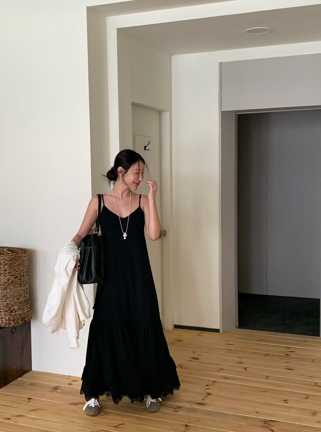 MS50929 Elise soft maxi dress
