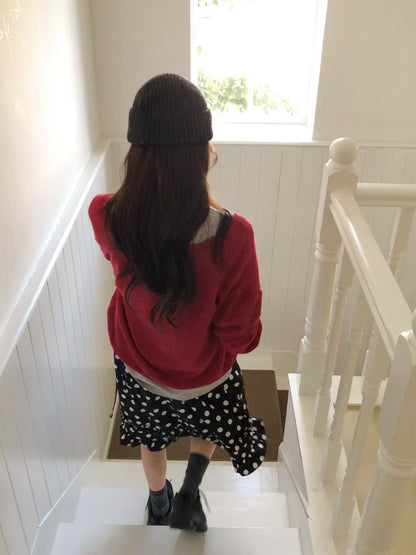 MS50935 Lazy knit cardigan