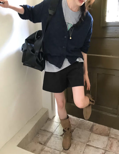 MS50935 Lazy knit cardigan