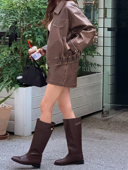 MS50939 Quinn leather jacket