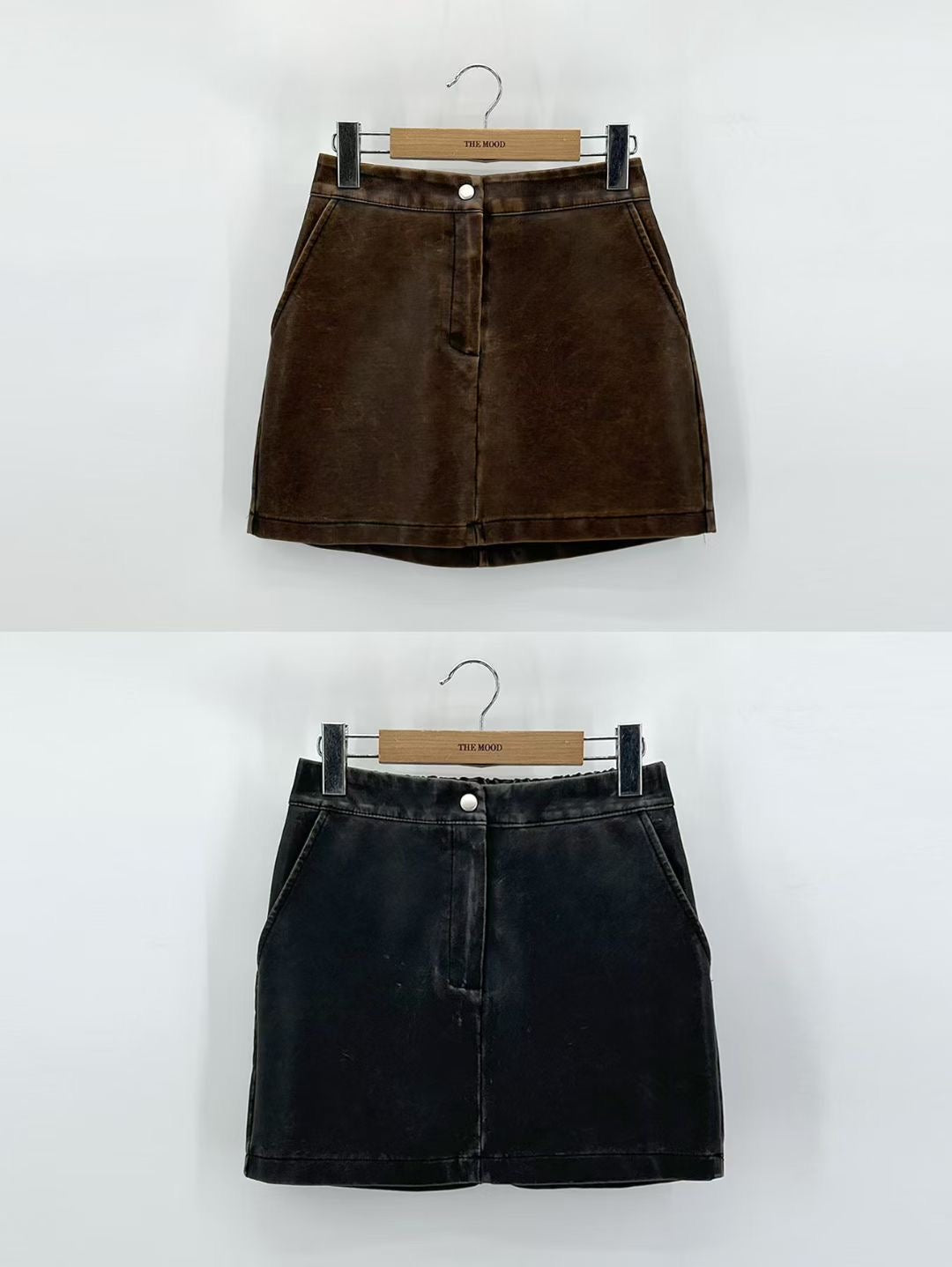 MS50940 Quinn leather skirt