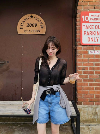MS50943 Airy light weight cardigan