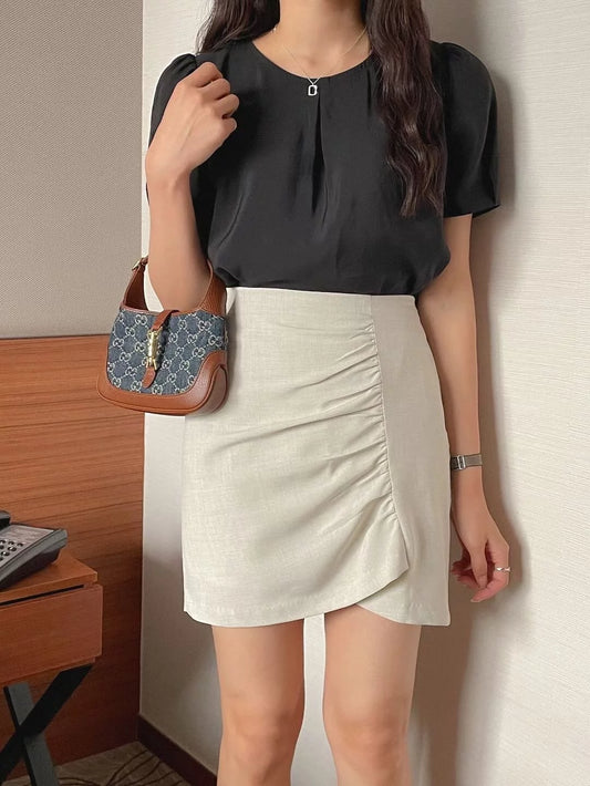 Trim mermaid skirt