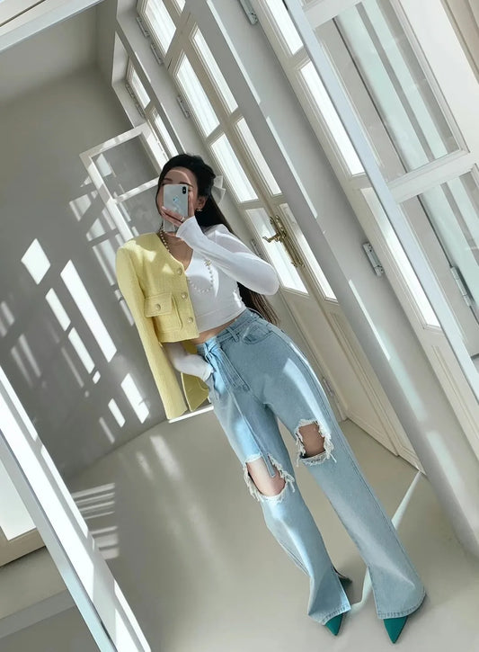 Style high waist denim