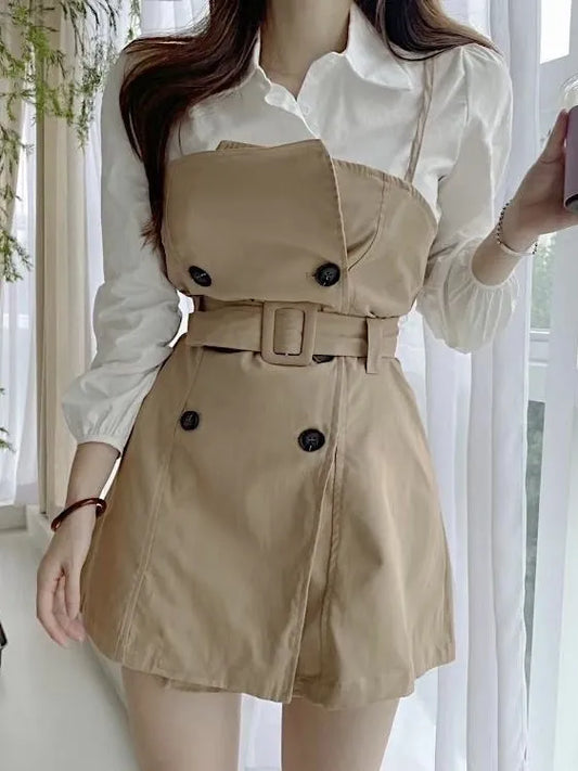 British 2pcs dress