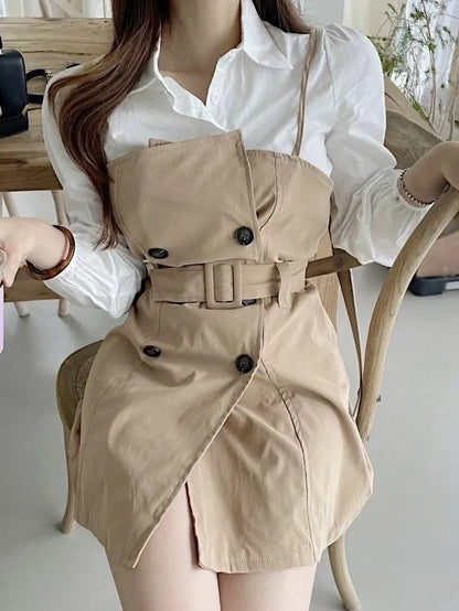 British 2pcs dress