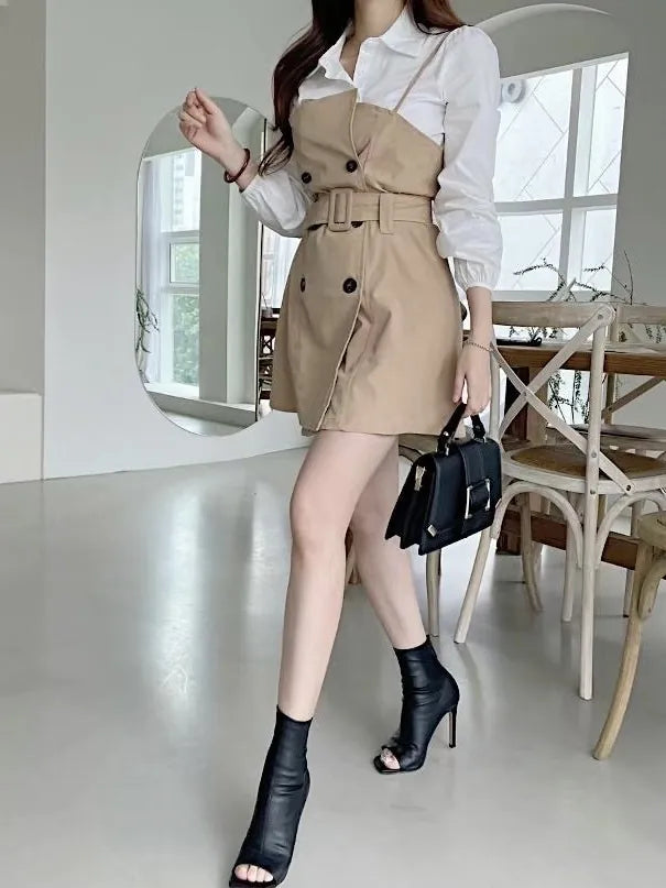 British 2pcs dress