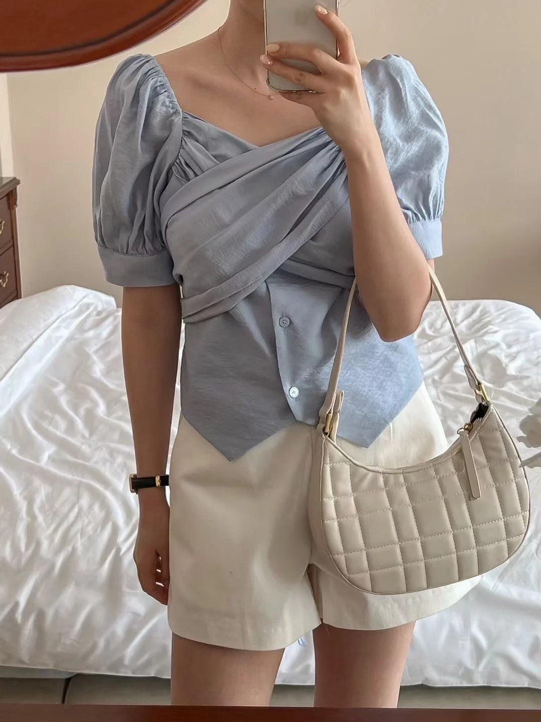 Giselle ribbon top