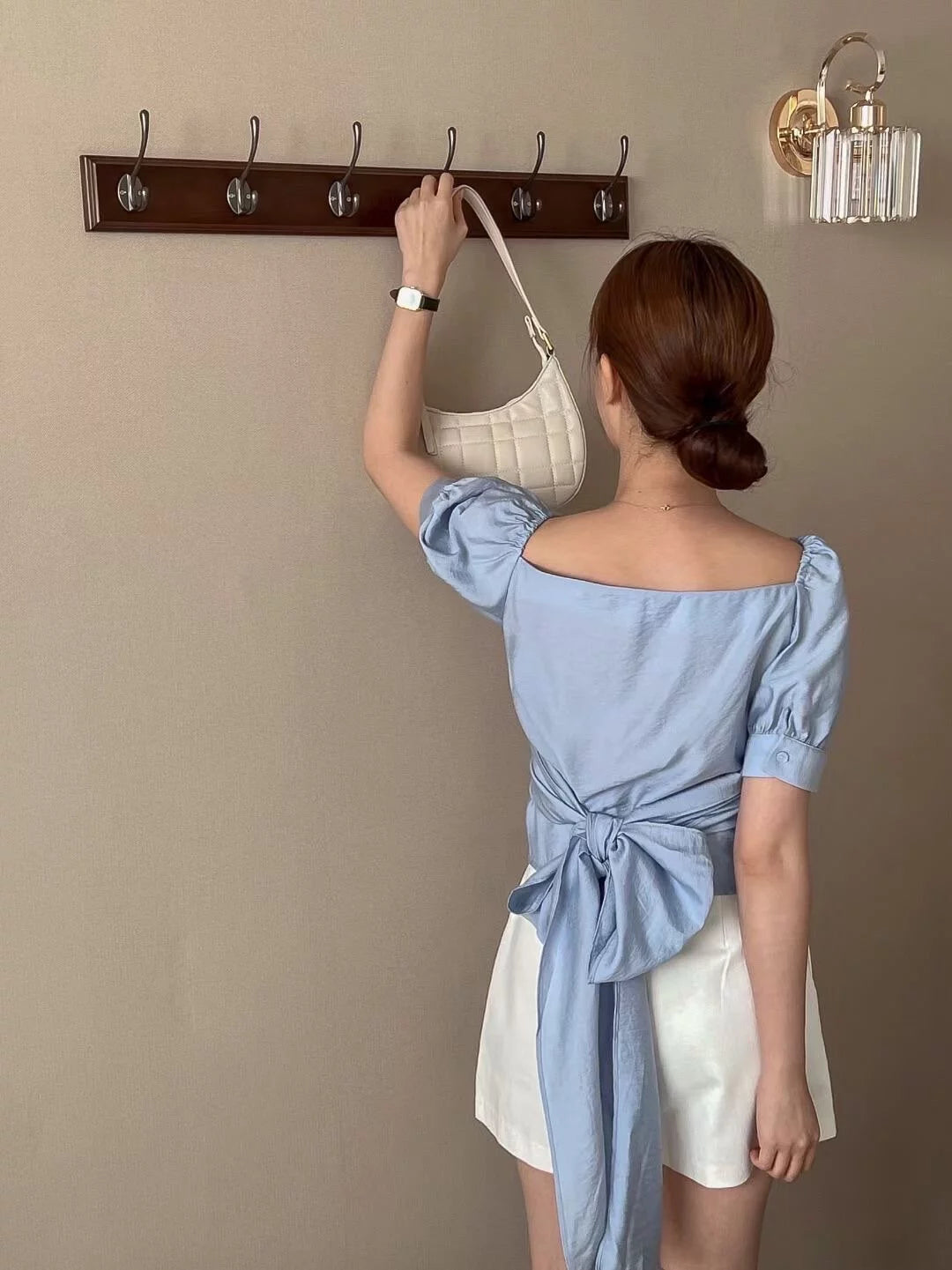 Giselle ribbon top