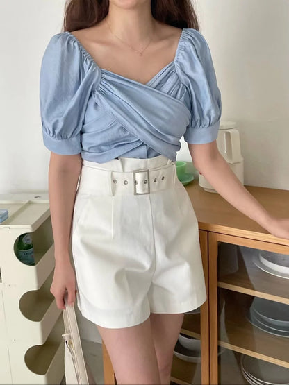 Giselle ribbon top