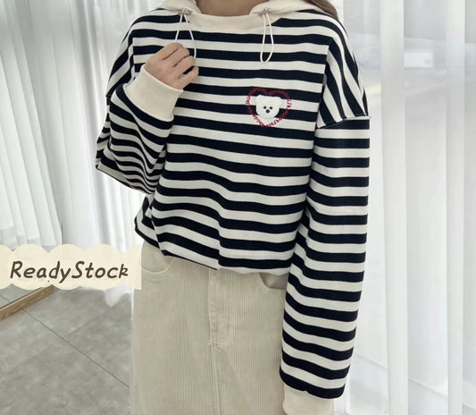 Teddy hoodie top