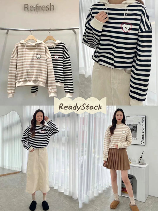 Teddy hoodie top
