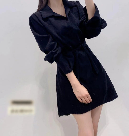 Polo dress black