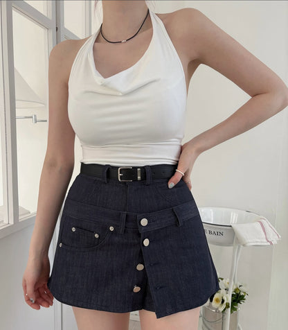 Elize cool skort with belt