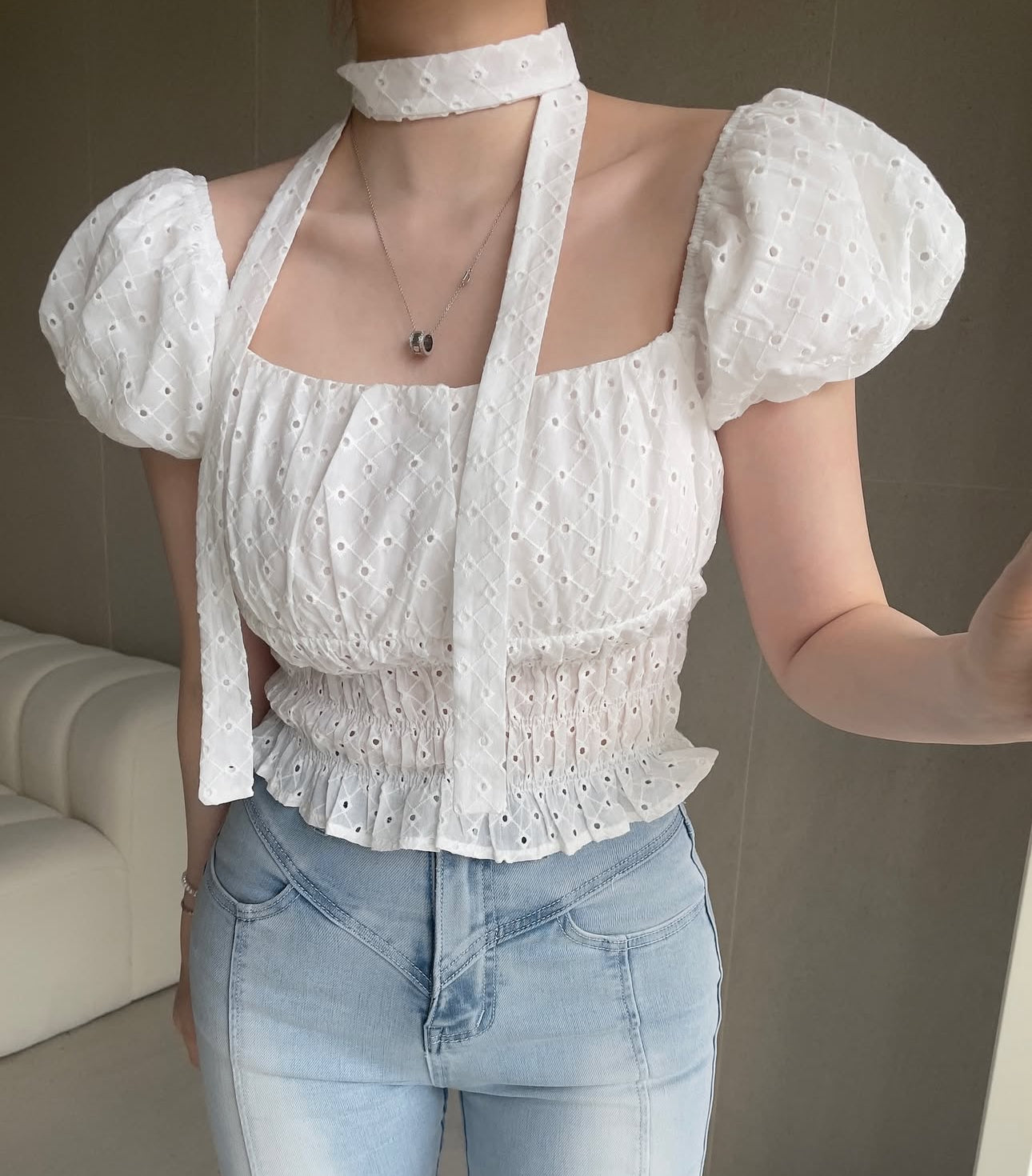 Gladys luxe lace top
