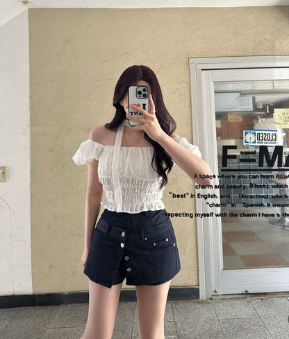 Elize cool skort with belt