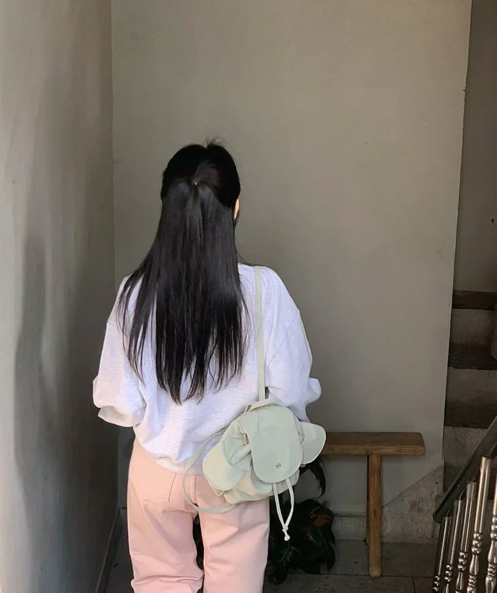Nylon mint backpack
