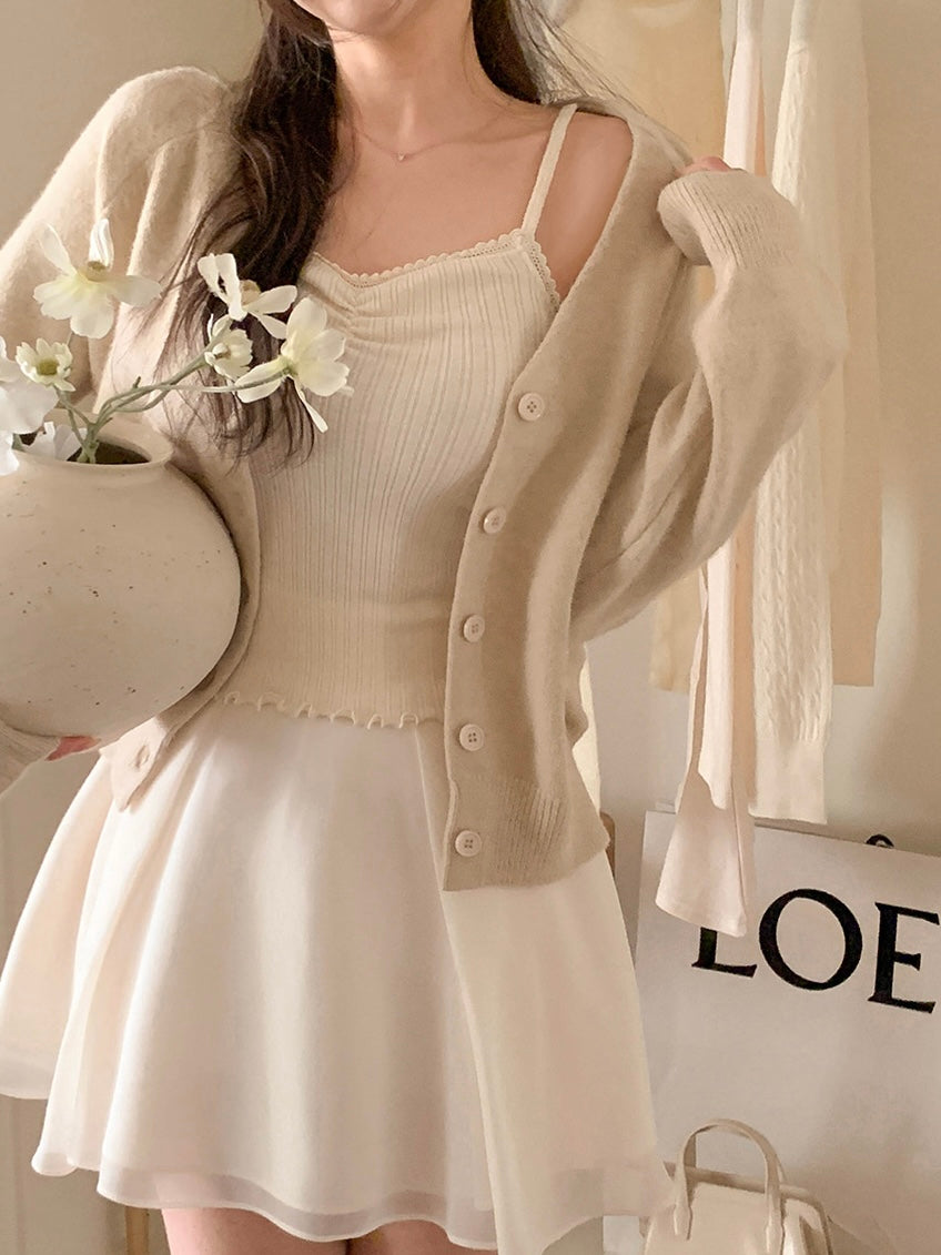 MS60304 Aurelian layered skort