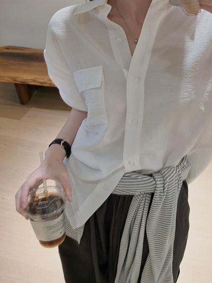 MS60801 Giselle tencel blouse outer
