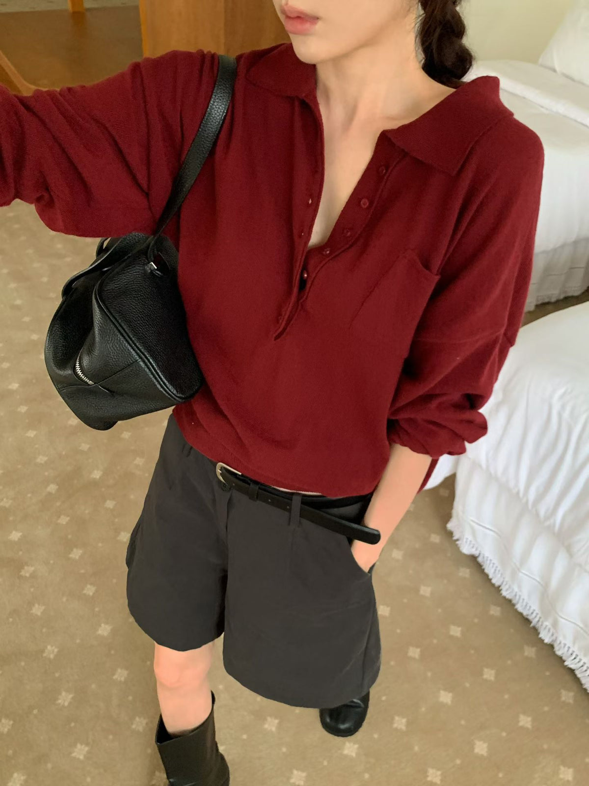 MS60923 Caren lazy autumn top