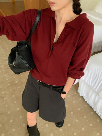 MS60923 Caren lazy autumn top