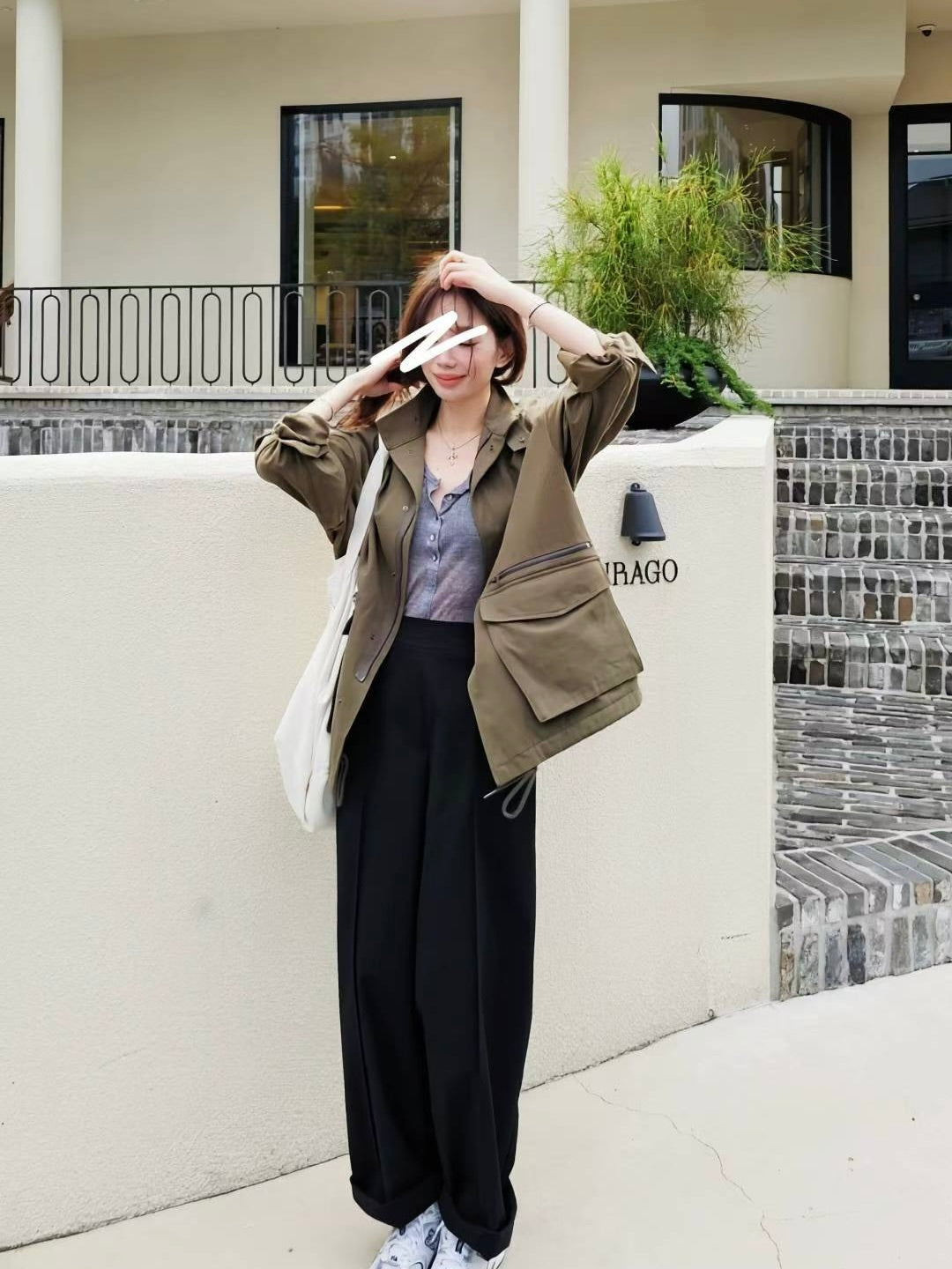 MS51077 Trendy suit trousers