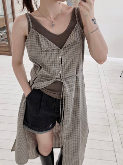MS60803 Fion checked dress