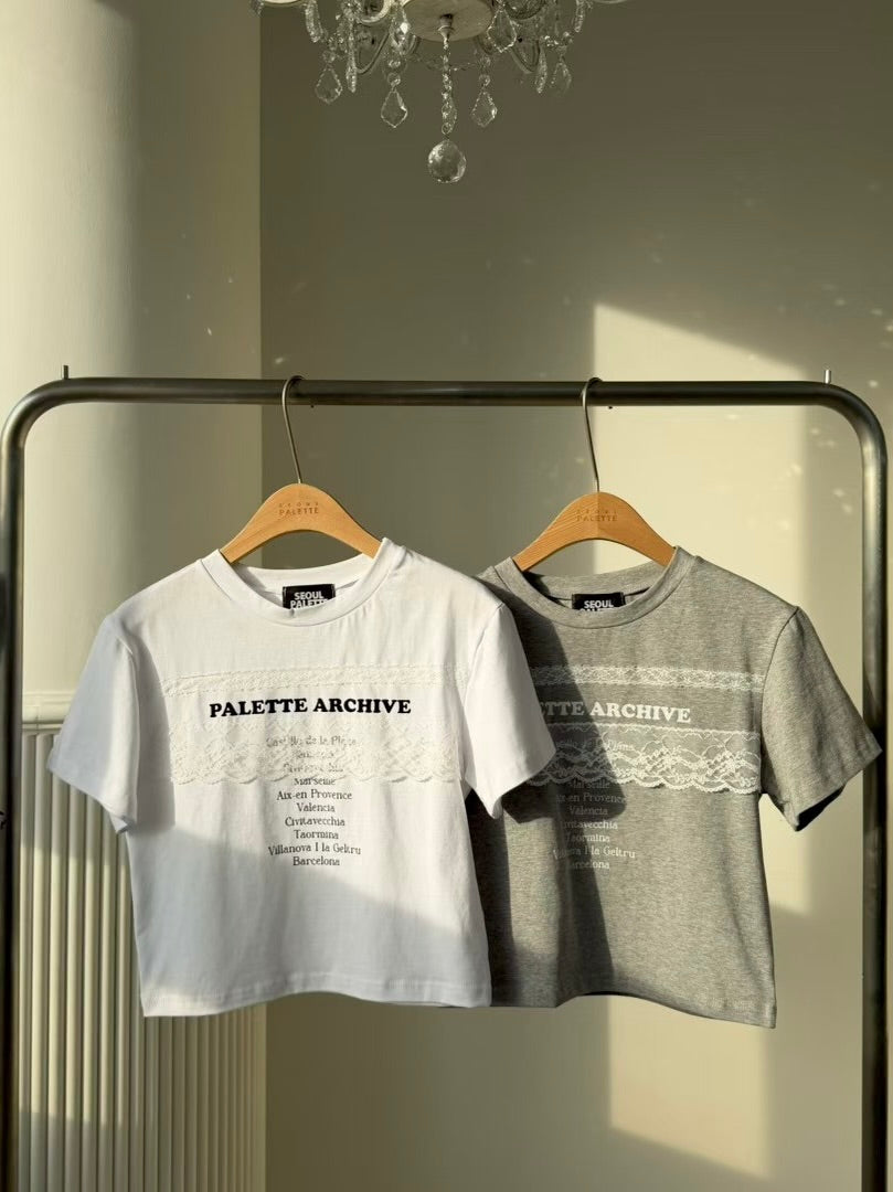 MS60244 Archive lace tee