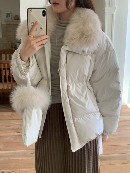 MS51228 Premium luxe fur duck down outer