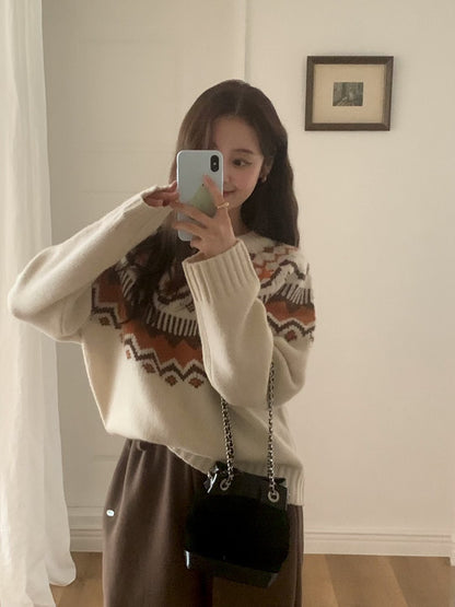 MS51082 Embroidery sweater