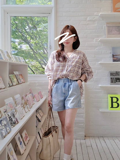 MS60511 Cooling denim shorts