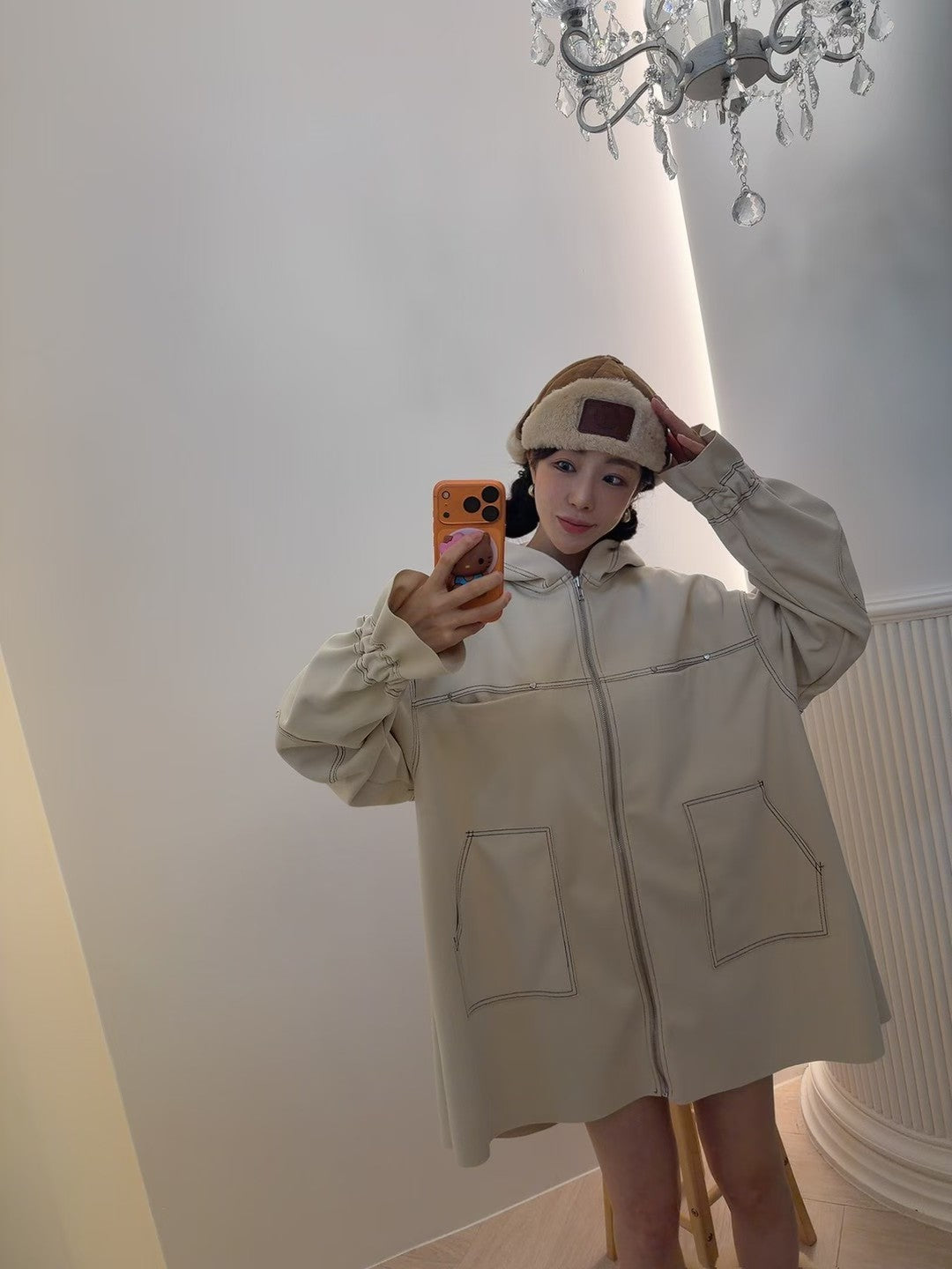 MS51214 Amy hoodie one piece jumper