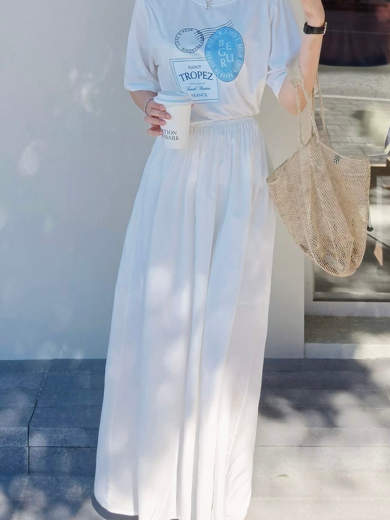 MS60225 Soft Tencel maxi skirt