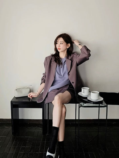 MS60332 Luxe suit skorts