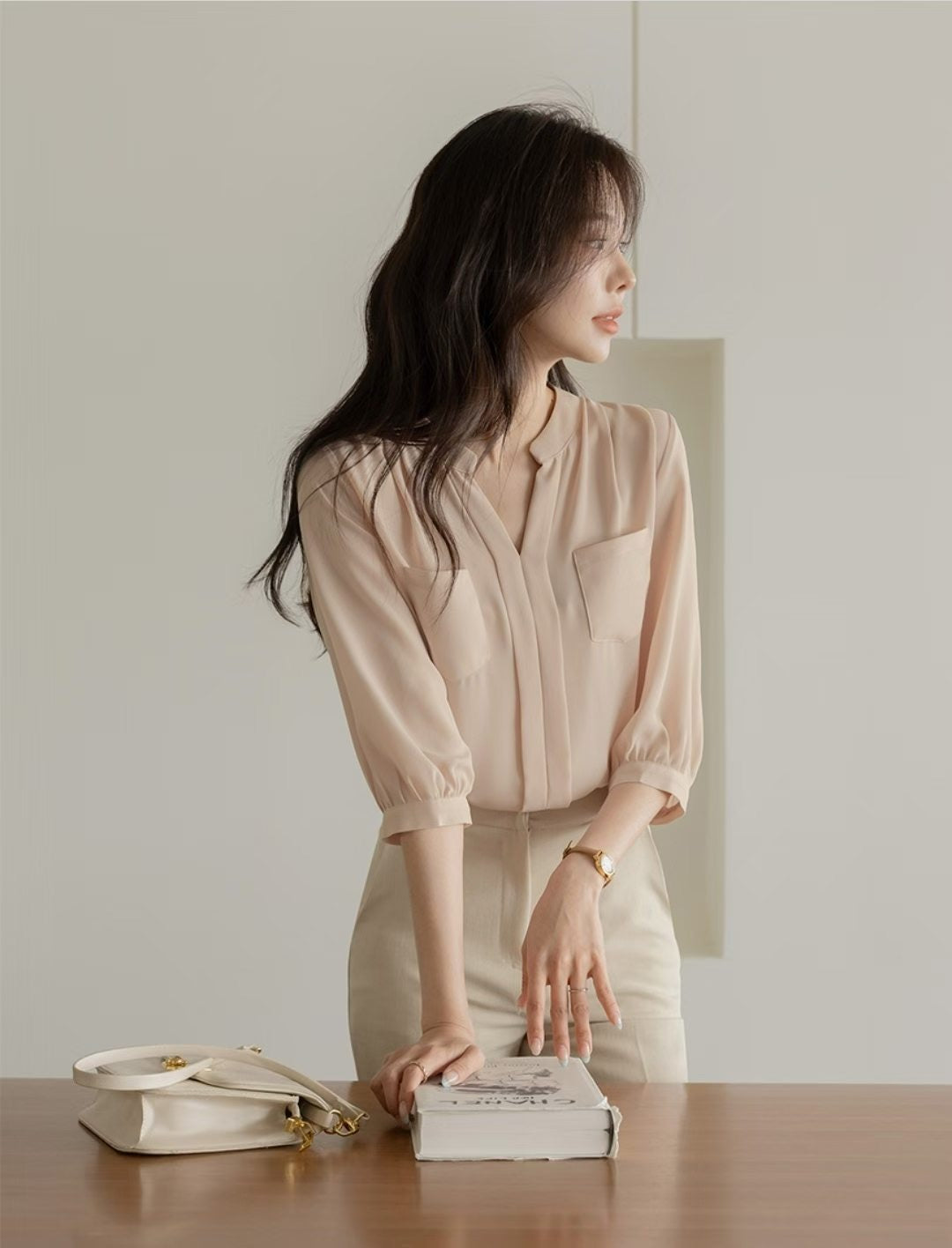 MS60435 Gladys chiffon blouse