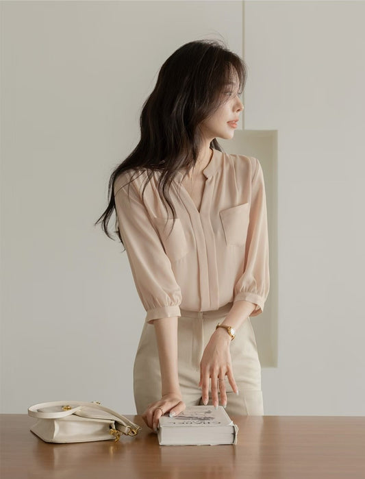 MS60435 Gladys chiffon blouse